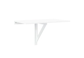 Ruimtebesparende Wandtafel Wit - Inklapbaar 100x60 cm