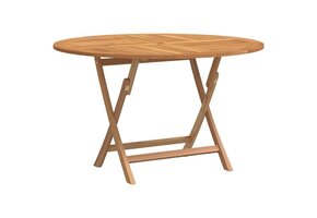 Inklapbare Teakhouten Tuintafel Ø 110x75 cm - 35% Korting