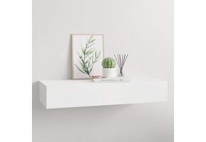 vidaXL Wandschap met Lade Wit 60cm MDF - 34% Korting!