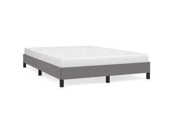 Donkergrijs Bedframe Stof 140x200 cm - 34% Korting