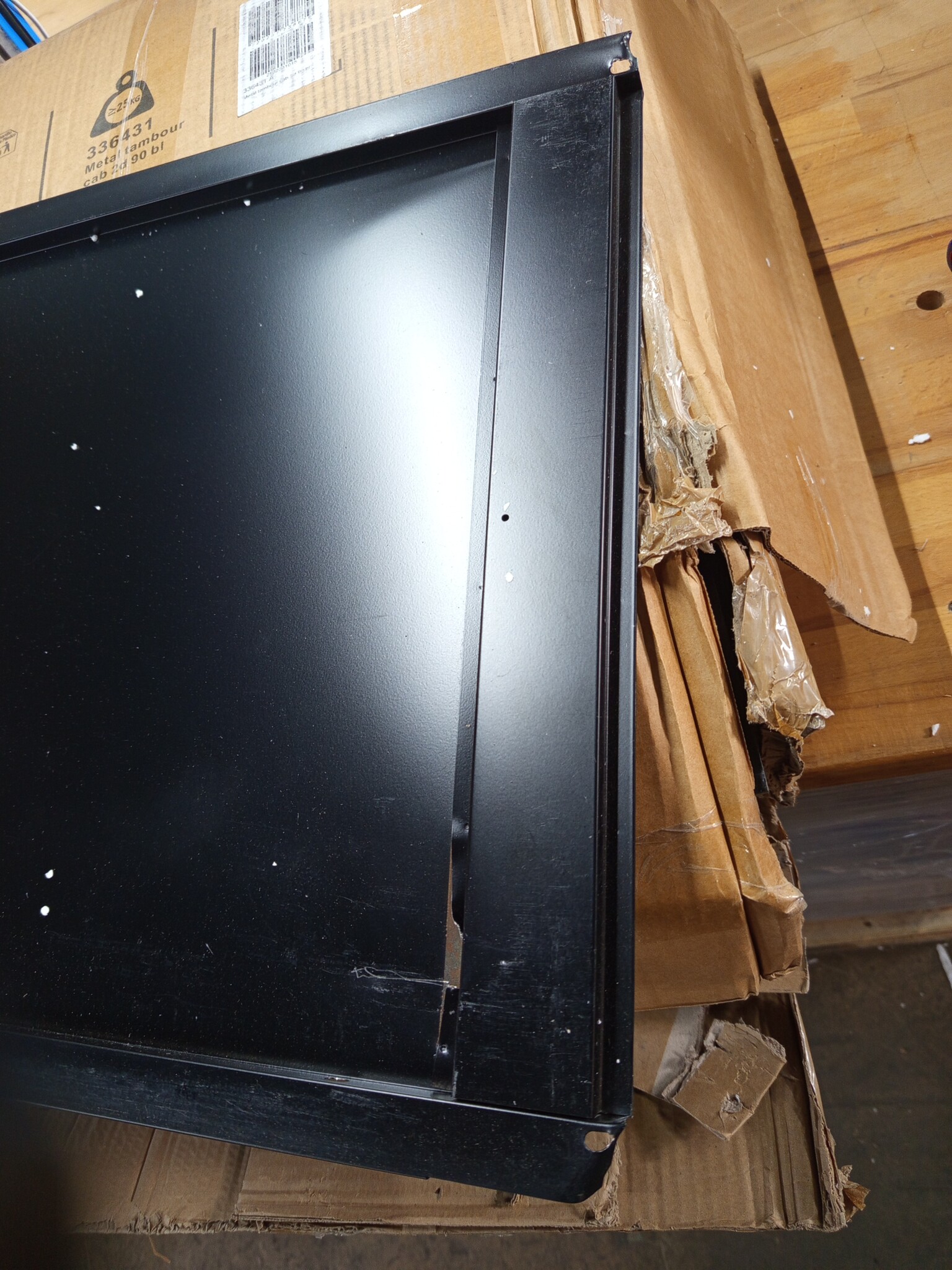 Roldeurkast 90x40x90 cm Staal Zwart met 67% Korting