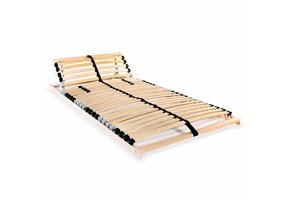 Lattenbodem 70x200 cm met 28 latten & 7 zones - 46% Korting
