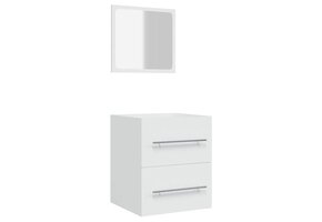 Badkamerkast met spiegel 41x38,5x48 cm Wit - 46% Korting!