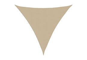 Drihoekig Zonnescherm 6x6x6m Beige Oxford Stof - 45% Korting
