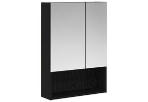 Spiegelkast Zwart Eiken 50x14.5x70 cm - 41% Korting