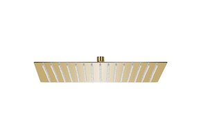 Regendouchekop Vierkant 40x40cm RVS Goudkleurig - 45% Korting