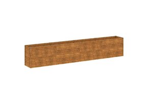 Verhoogde Plantenbak Cortenstaal 385x50x69 cm - 62% Korting