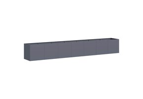 Plantenbak 280x40x40 cm Antraciet - Koudgewalst Staal (35% Korting)