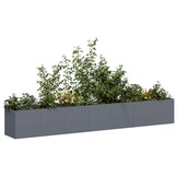Plantenbak 280x40x40 cm Antraciet - Koudgewalst Staal (35% Korting)
