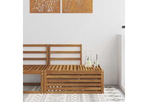 Acaciahouten Loungeset Bank Naturel - 91x63x73 cm (46% Korting)