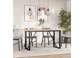 VidaXL Eettafelpoten O-frame 120x60x73 cm Gietijzer Zwart - 34% Korting