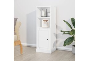 Hoge Kast Wit 36x35,5x103,5 cm Bewerkt Hout - 44% Korting