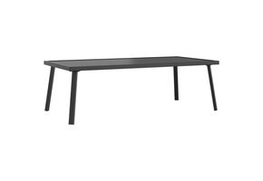 VidaXL Tuintafel 110x55x35 cm Staal Antraciet - 41% Korting!