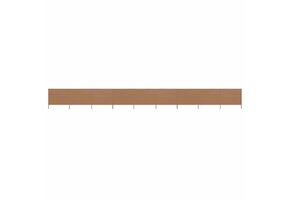 VidaXL Windscherm 9-panelen 1200x160 cm Stof Taupe - 41% Korting