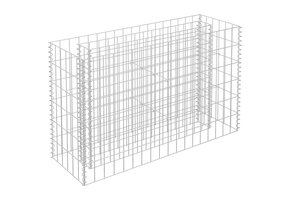 Verhoogde Gabion Plantenbak 90x30x60 cm Staal - 40% Korting