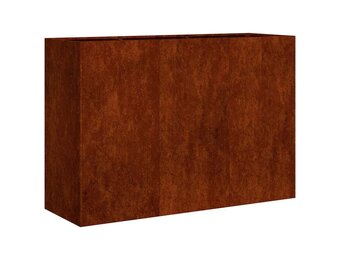 Plantenbak VidaXL 120x40x80cm Weervast Staal - 54% Korting