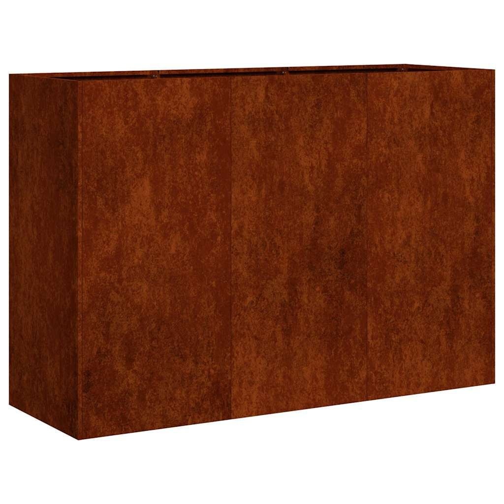 Plantenbak VidaXL 120x40x80cm Weervast Staal - 54% Korting