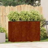 Plantenbak VidaXL 120x40x80cm Weervast Staal - 54% Korting