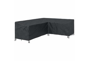 vidaXL L-vormige hoes tuinmeubelen - Zwart, 250x180x80cm - 45% Korting