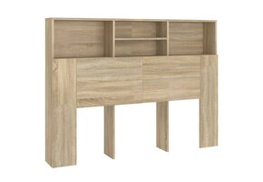 Hoofdbordkast Sonoma Eiken 140x19x103,5 cm - 59% Korting!
