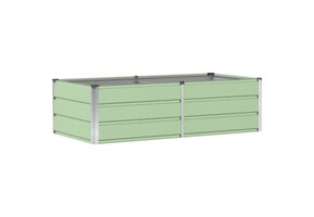 Plantenbak Staal Groen 160x80x45 cm - 34% Korting