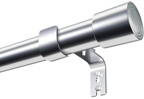 Uitschuifbare Gordijnroede RVS 280-420 cm - Ø25 mm - 33% Korting