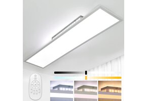 Dimbare LED Plafondlamp 120x30 cm - 52W, 2700K-6500K, Incl. Afstandsbediening - 34% Korting!