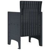 VidaXL Tuinstoelen (4 stuks) Antraciet - 37% Korting!