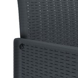 VidaXL Tuinstoelen (4 stuks) Antraciet - 37% Korting!