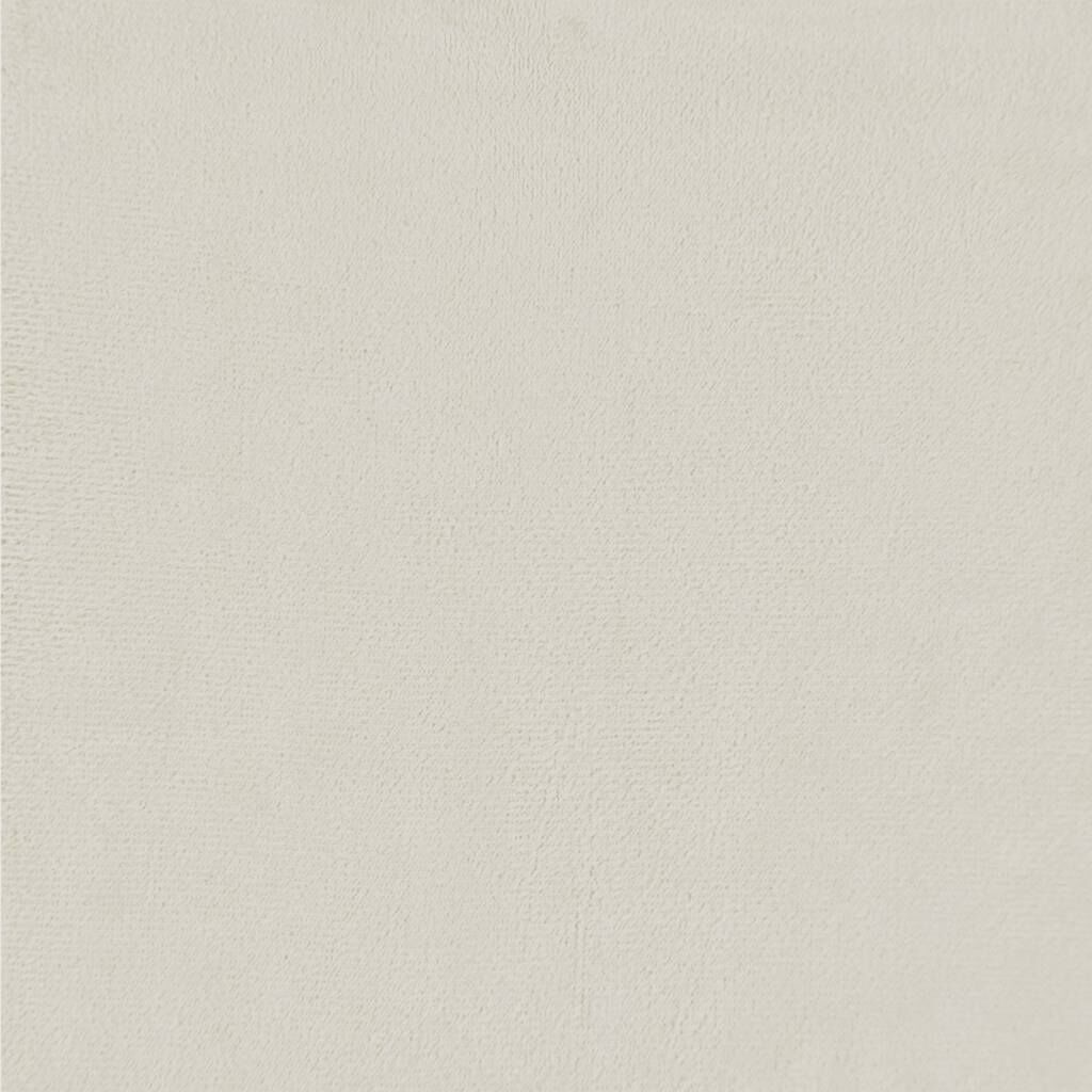 VidaXL Relaxstoel Fluweel Crèmewit - 54% Korting