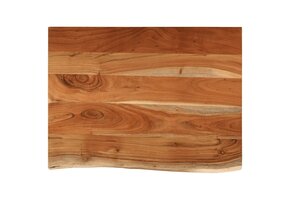 vidaXL Acaciahouten Wastafelblad Rechthoekig 80x60 cm - 59% Korting