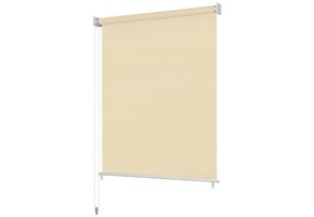 VidaXL Buitenrollgordijn Crème 85x230 cm HDPE - 53% Korting