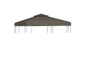 VidaXL Prieeldak 3x3m Taupe - 46% Korting
