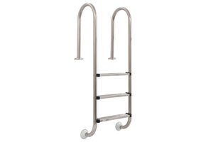 RVS Zwembadtrap met 3 sporten - 120 cm - 47% korting