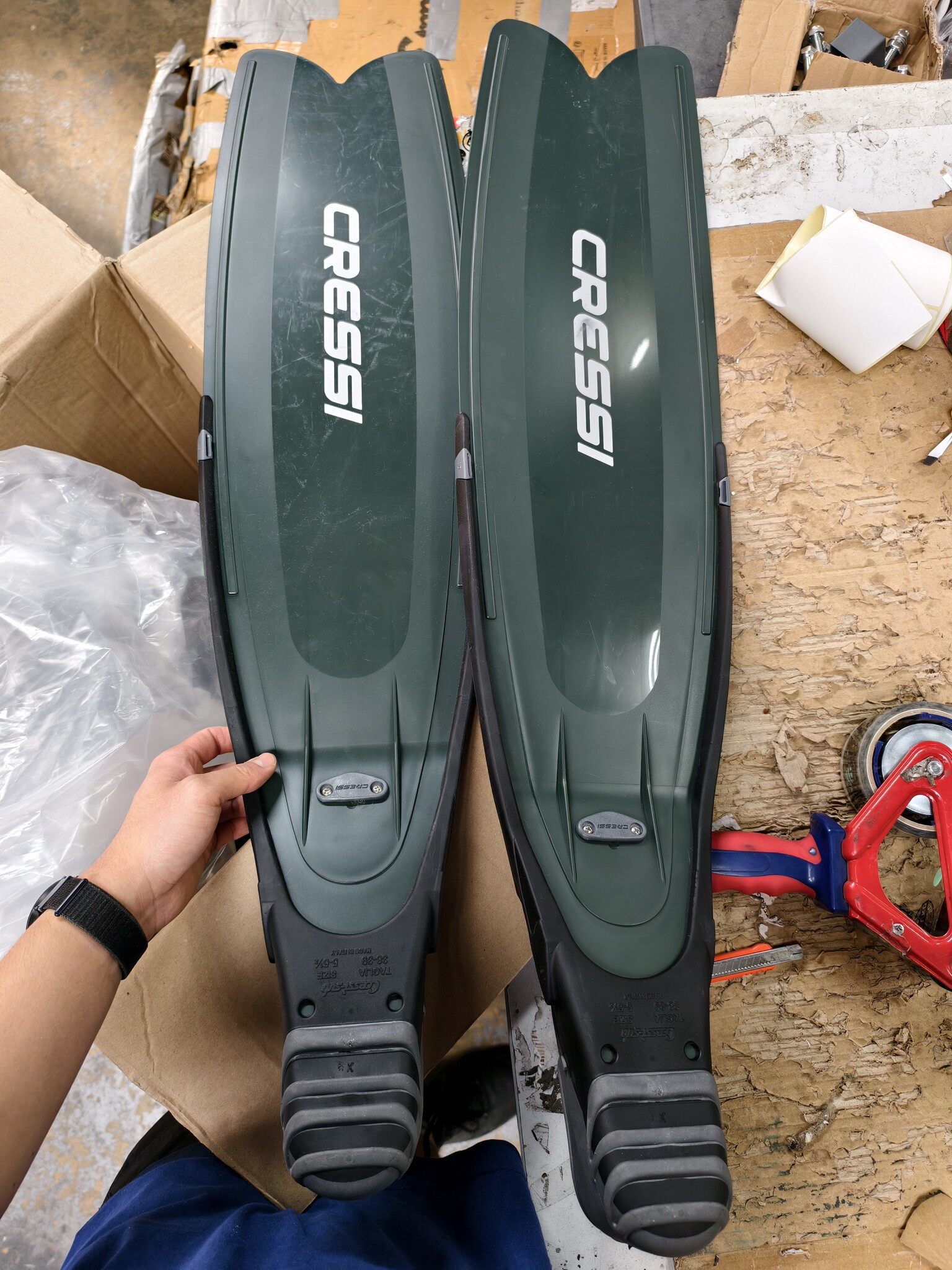 Cressi Zwemvliezen Gara Modular Boost Groen/Zwart Maat 38/39 - 54% Korting