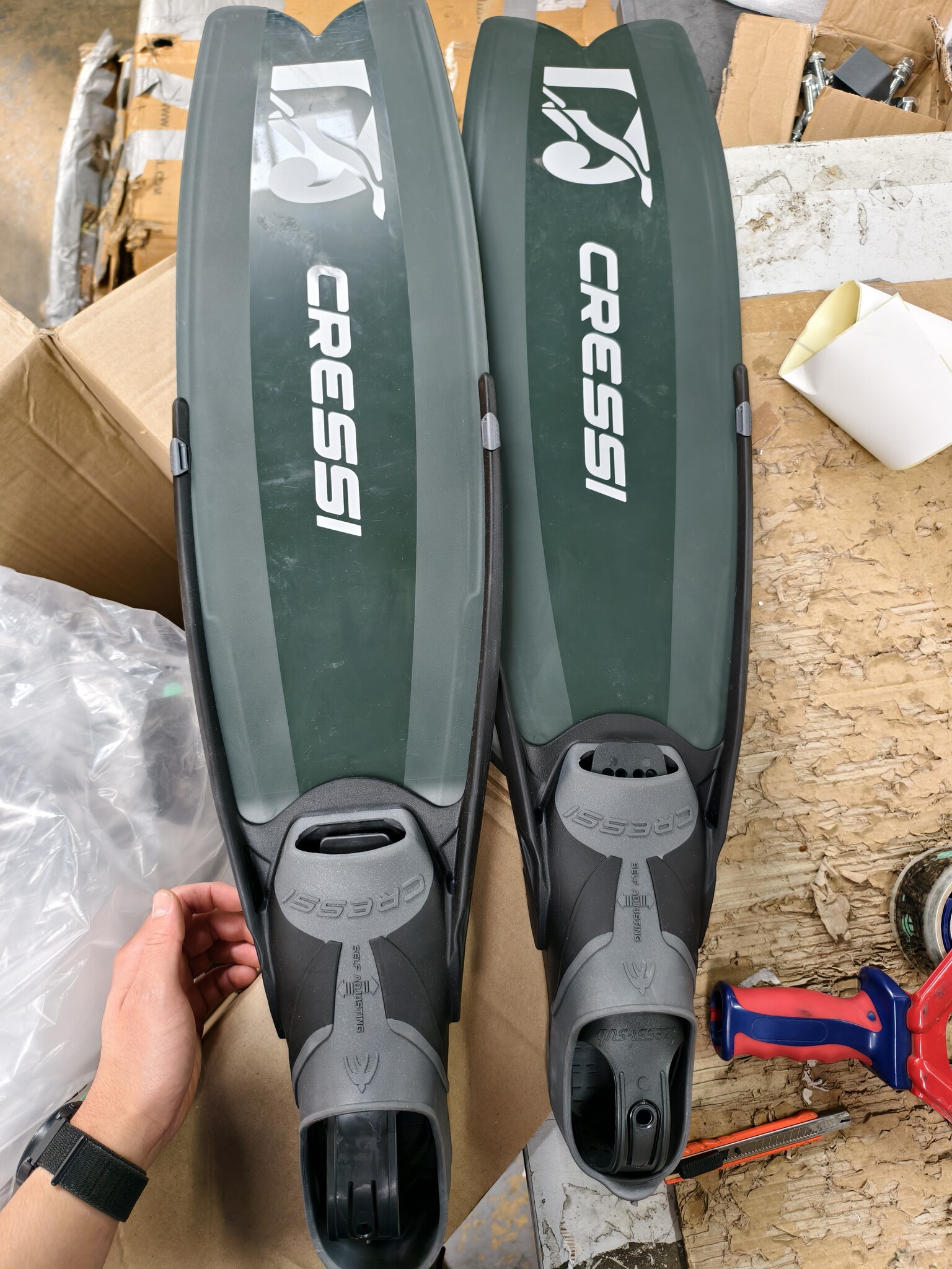 Cressi Zwemvliezen Gara Modular Boost Groen/Zwart Maat 38/39 - 54% Korting