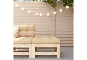 VidaXL Voetenbank Tuin Grenenhout met Kussen - 40% Korting