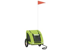 vidaXL Hondenfietskar Groen - Oxford Stof & IJzer - 30kg