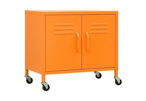 VidaXL Opbergkast Staal Oranje 60x35x56 cm - 35% Korting!