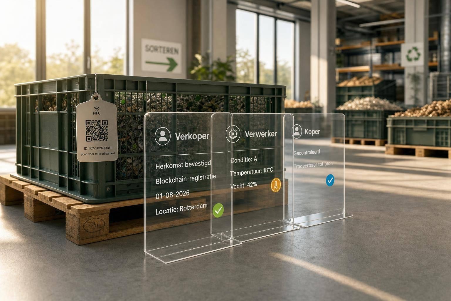 Ketencontrole met blockchain in circulaire handel