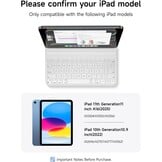Toetsenbordhoes iPad 10e Gen 10,9" 2022 Wit - 78% Korting