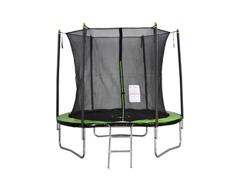 Trampoline 244 cm met Veiligheidsnet & Ladder | 35% Korting
