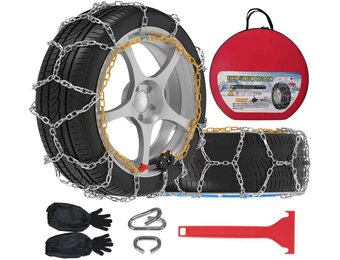 Automatische Sneeuwkettingen voor Auto, 2 stuks, 12mm, Legering Staal, Maat 150, 80% Korting