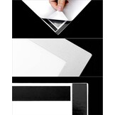 QWORK Magnetische Documenthouders A4 - 5 Stuks - Zilver