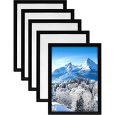 QWORK Magnetische Documenthouders A4 - 5 Stuks - Zilver