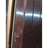 vidaXL Plantenbak verhoogd 480x80x45 cm gegalvaniseerd staal bruin