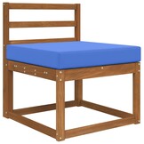 vidaXL Buiten bankkussen Polyester Koninklijk Blauw 60 x 60 cm