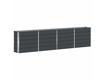 vidaXL Plantenbak Antraciet 320 x 40 x 75 cm Staal