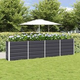 vidaXL Plantenbak Antraciet 320 x 40 x 75 cm Staal