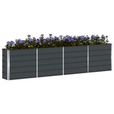 vidaXL Plantenbak Antraciet 320 x 40 x 75 cm Staal